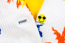 Re:Lax Sunset Palms Socks: White / One size