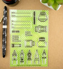 Nibs & Ink - 4"x6" Clear Stamp Set (16 stamp designs)