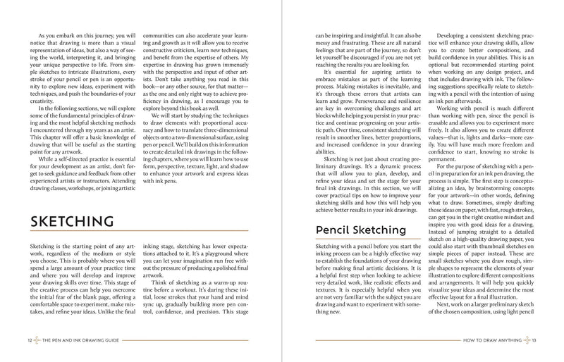 The Pen And Ink Drawing Guide: Print