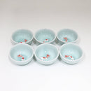 Urban Tokyo Koi Fish Kung Fu Tea Cups Set Sky Blue 2.5"
