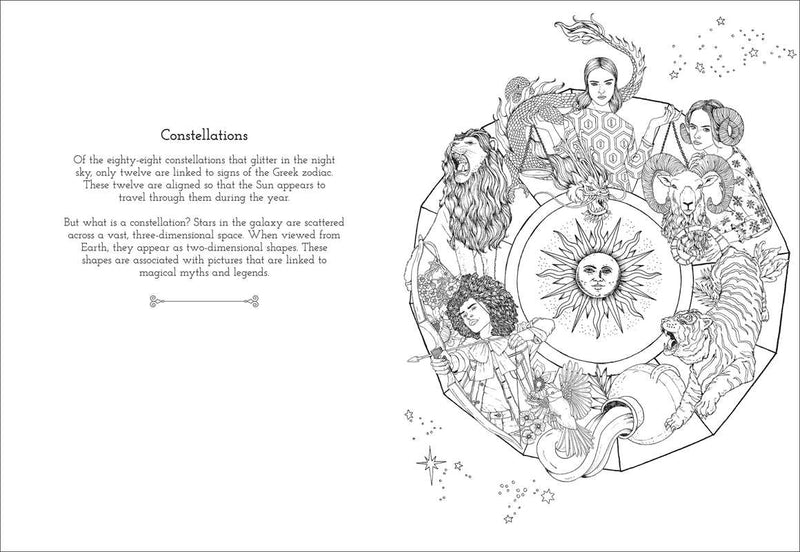 Astrology Coloring by Ana Jarén