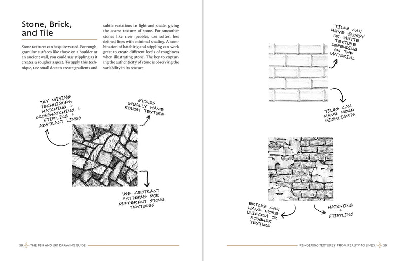 The Pen And Ink Drawing Guide: Print