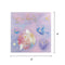 Wrapables Decorative Gold Foil Washi Tape and Sticker Set: Cranes Blue