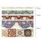 Wrapables Decorative Gold Foil Washi Tape and Sticker Set: Cranes Blue