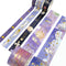 Wrapables Decorative Gold Foil Washi Tape and Sticker Set: Scenic Green