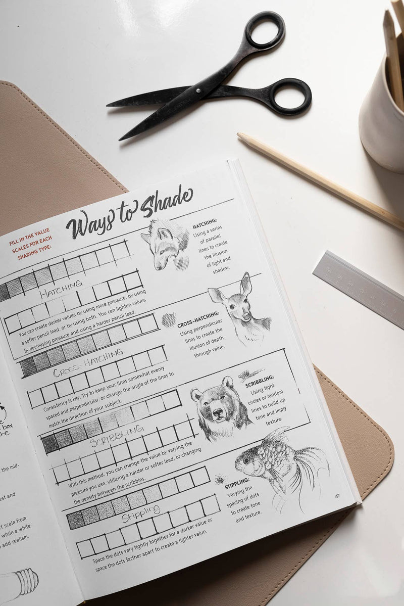 The Artist's Drawing Book: Learn How To Draw & Sketch