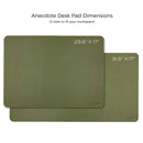 Anecdote Desk Pad: Hunter Green / Large