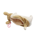 Wrapables Cute Puppy Pouch Plush Pencil Case: Gold Retriever