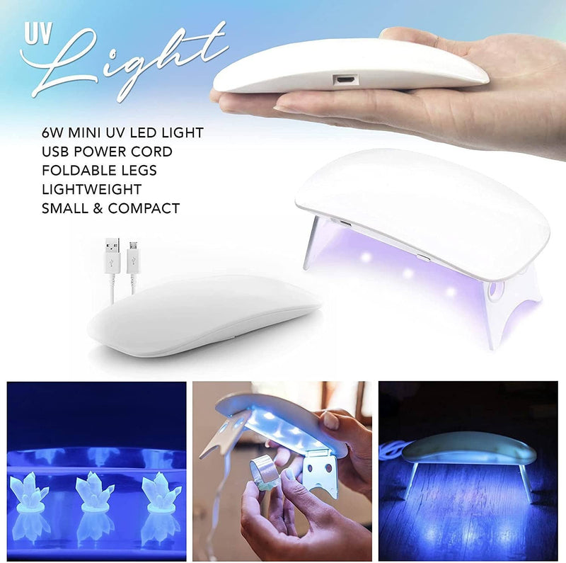 PIXISS UV Resin & UV Mini Light with FREE Accessories Kit