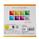 Kyowa 6" Double Sided Origami Paper Sheets 8 Foil Colors 16pc Pack