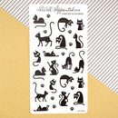 Everyday is Caturday Sticker Sheet (25-006): Rainbow