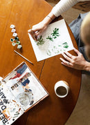 Tropical Plants Paint-By-Numbers kit