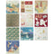 Wrapables Decorative Gold Foil Washi Tape and Sticker Set: Deer Song