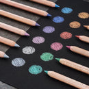Cretacolor MegaColor Pencils, Set of 12 Metallic  Colors
