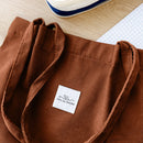 Wrapables Carry Joy Corduroy Tote Bag, Handbag: Purple