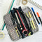 Wrapables Large Capacity Pencil Case, 3 Compartment Pouch: Yellow
