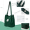Wrapables Carry Joy Corduroy Tote Bag, Handbag: Navy