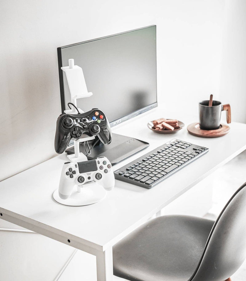 Smart  Controller Stand - Steel: White