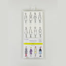 COSMO 100 Ladies Pattern Embroidery Fabric: White