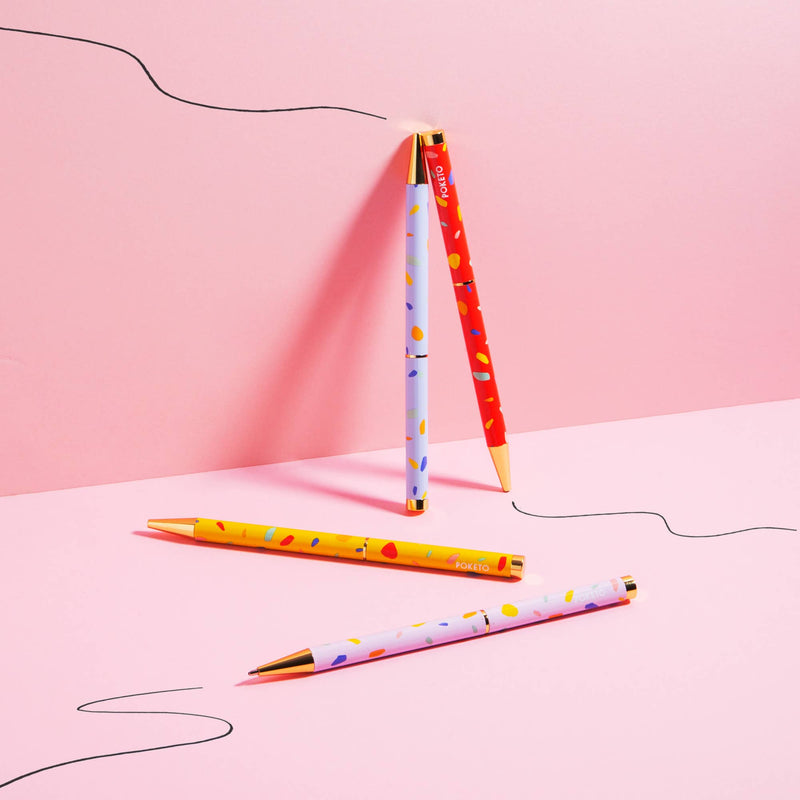 Pattern Twist Pen: Set of 4