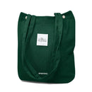 Wrapables Carry Joy Corduroy Tote Bag, Handbag: Navy