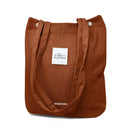 Wrapables Carry Joy Corduroy Tote Bag, Handbag: Navy