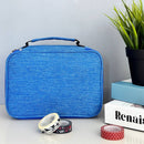 Wrapables Large Capacity 72 Slot Pencil Case for Colored Pencils, Stationery Pouch: Blue