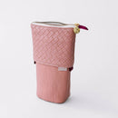 Luxe Standing Pencil Pouch - Blush Pink