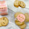 Wrapables 1.5" / 2" Thank You Stickers Roll: Pink & Gold 1.5 inch