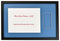27099 - AWARD AND PRESENTATION MAT - BLACK WOOD FRAME