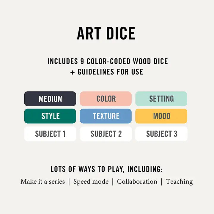 Art Dice - Inspiration For Drawing & Painting