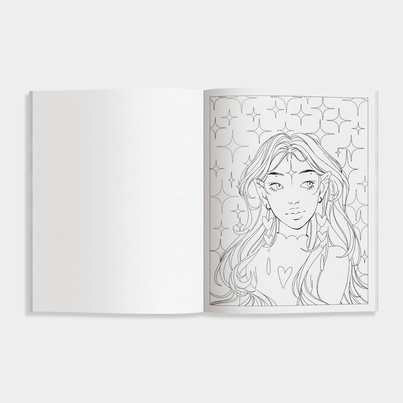 The Modern Manga Coloring Book: Pop Manga Coloring