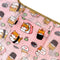 Wrapables Large & Small Foldable Tote Nylon Reusable Grocery Bags, Set of 2: Doggy Sushi