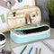 Wrapables Large Capacity Pencil Case Expandable Pencil Pouch: Navy