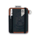 Brown Leather Sketch Wallet Slim
