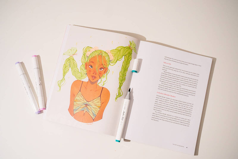 Character Drawing with Alcohol Markers : How to Draw Manga