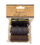 Hemptique 3-Pack Hemp Cord Mini Spools Bag Set: Desert Dawn
