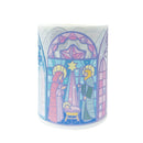 Wrapables Decorative Adhesive Scenic Pattern Hollow Sticker Tape: 55mm x 3M / Church
