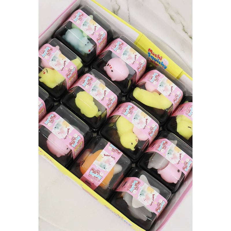 Mochi Squishy Animals Toy: MIX COLOR / ONE(12)