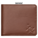 Medium Leather Sketch Wallet: Brown