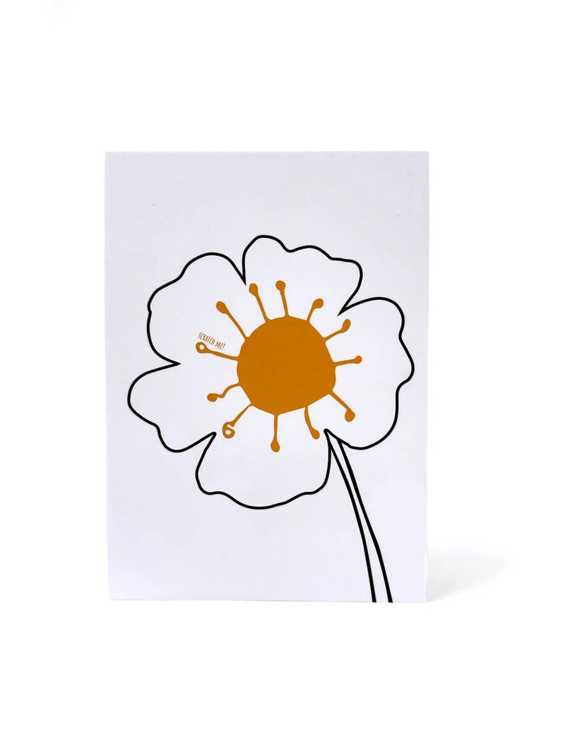 Scratch-Off Notecard - Daisy