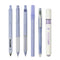 Wrapables 5 Gel Pens + 1 Highlighter Writing Set: Purple
