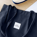 Wrapables Carry Joy Corduroy Tote Bag, Handbag: Navy
