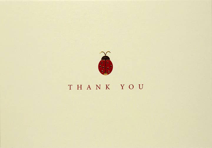 Ladybug Thank You Notes