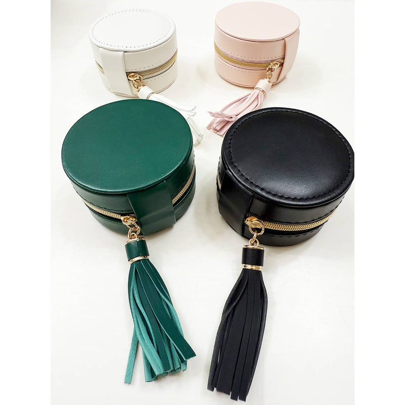 Mini PU Travel Jewelry Case: MIX COLOR / ONE(4)
