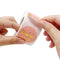 Wrapables 1.5" / 2" Thank You Stickers Roll: Pink & Gold 1.5 inch