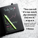 Pitch Black Dotted Journal | All Black Paper Notebook: A5