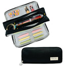 Wrapables Large Capacity Pencil Case, 3 Compartment Pouch: Macarons
