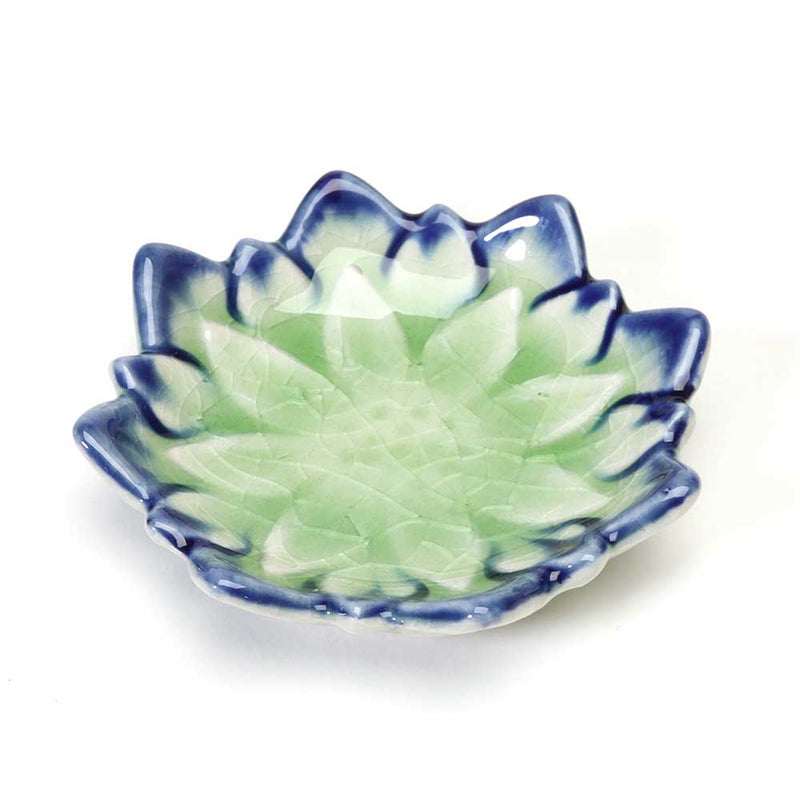 Dahlia Tiny Sauce Dish Green