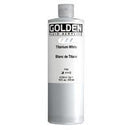 Golden Fluid Acrylic 16oz Titanium White